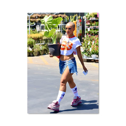 Poster Street Style avec Rihanna