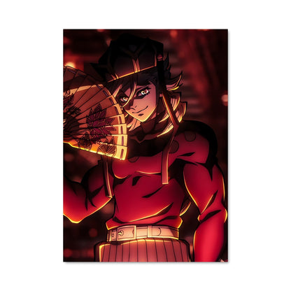 Poster Batteur en Rouge