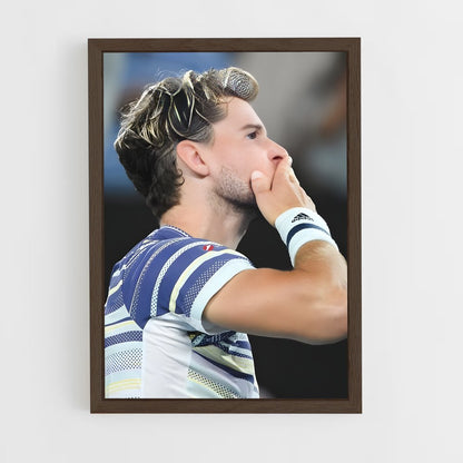 ap-dominic thiem-2 cadre Bois foncé