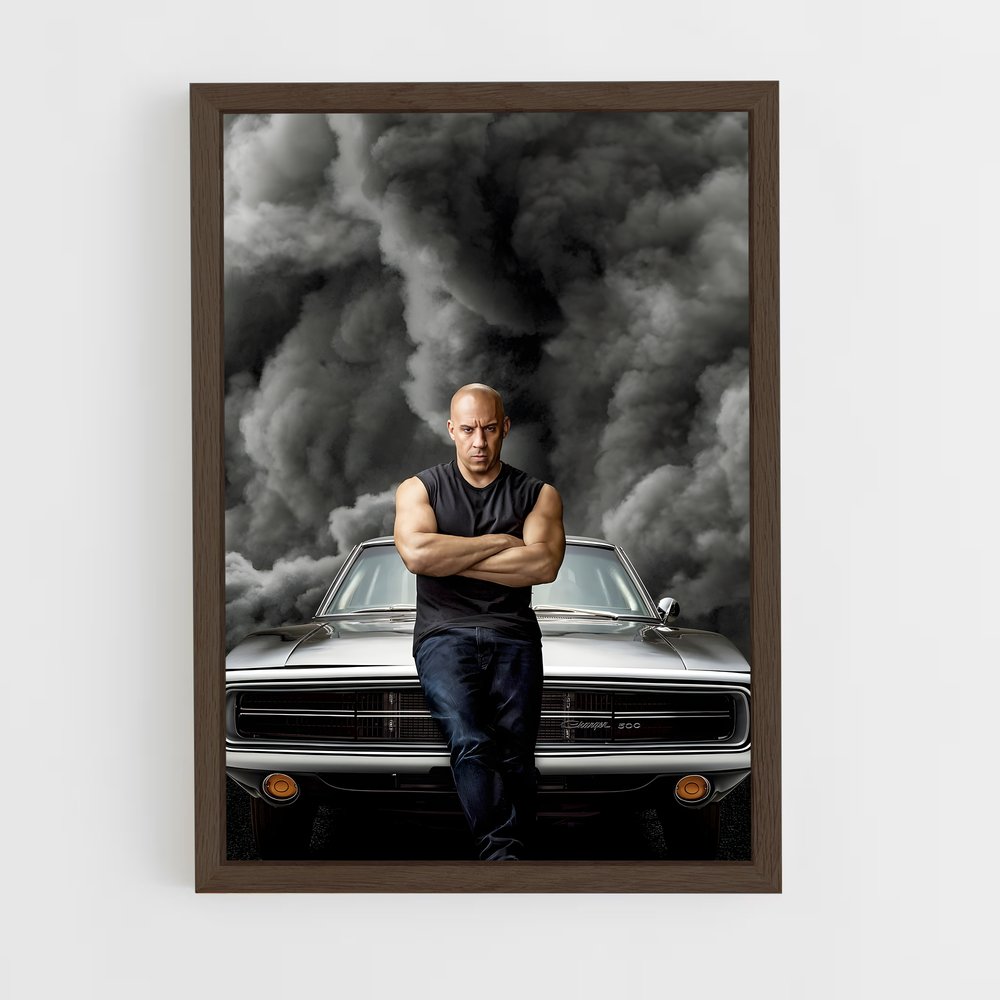 ap-dominic toretto-11 cadre Bois foncé