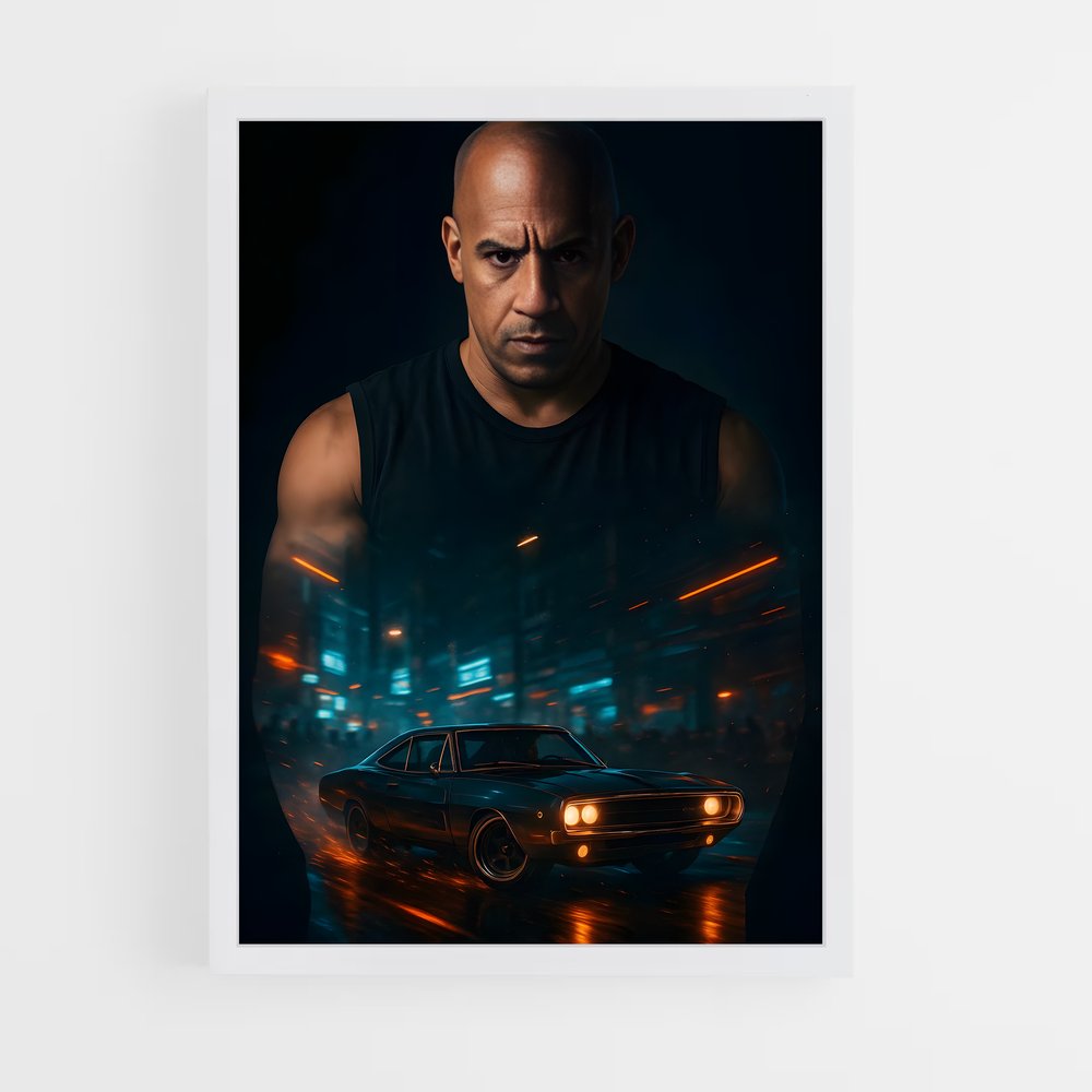 ap-dominic toretto-3 cadre Blanc
