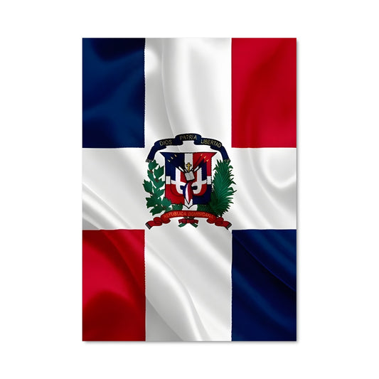 Poster Dominican republic flag 85343
