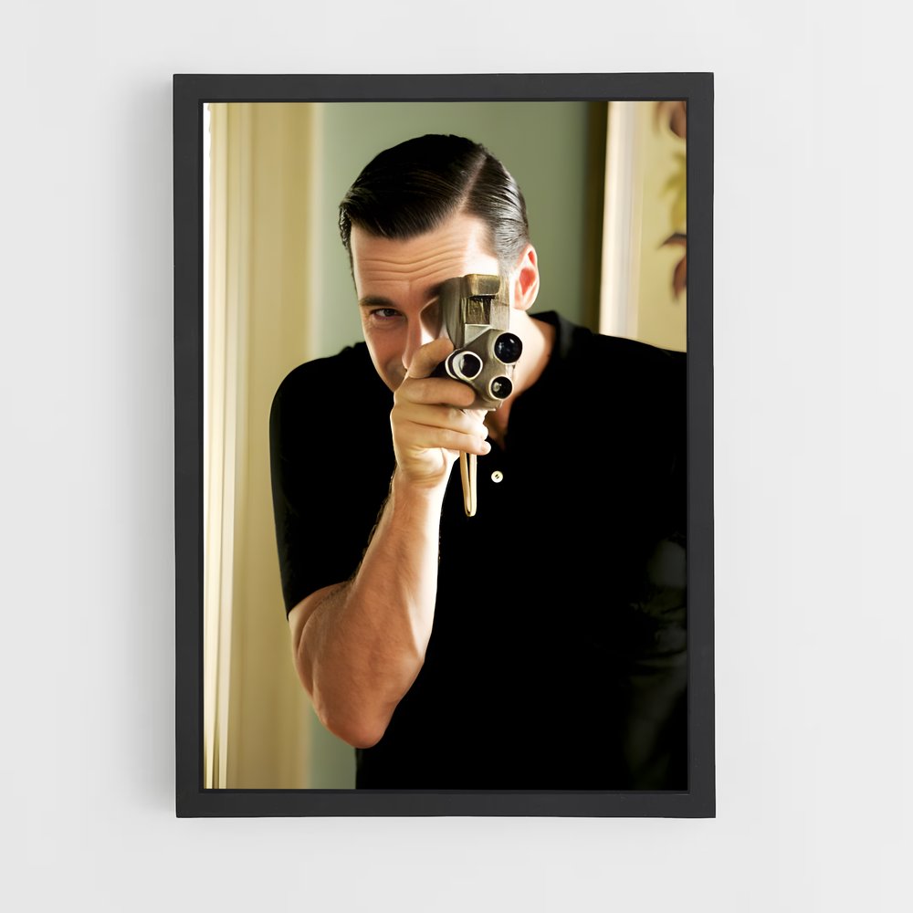 ap-don draper-3 cadre Noir
