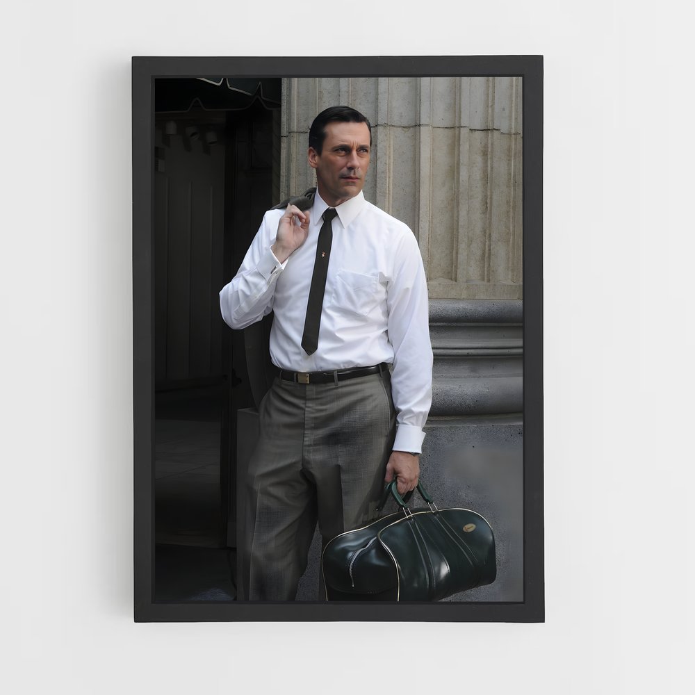 ap-don draper-4 cadre Noir
