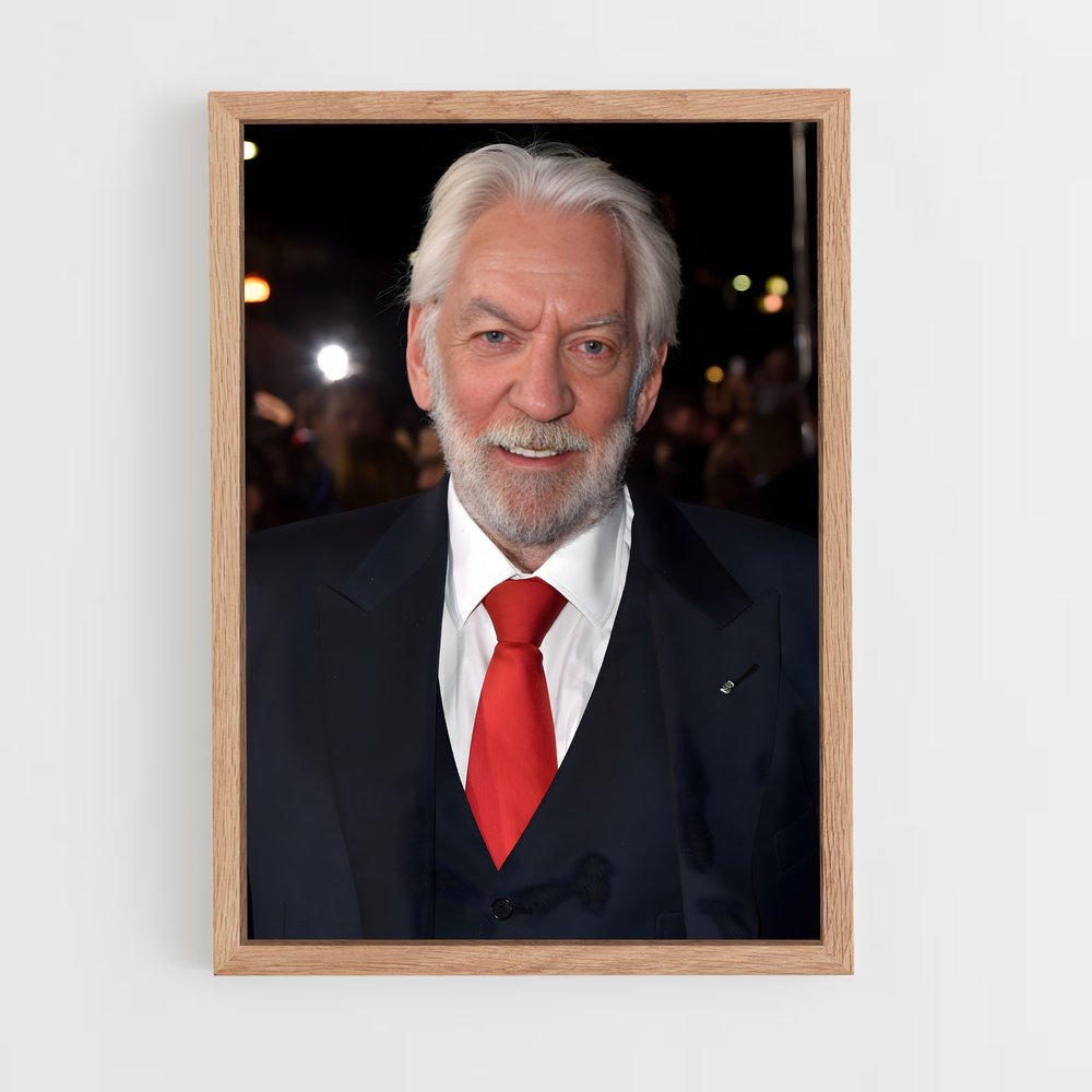 ap-donald sutherland-3 cadre Bois clair
