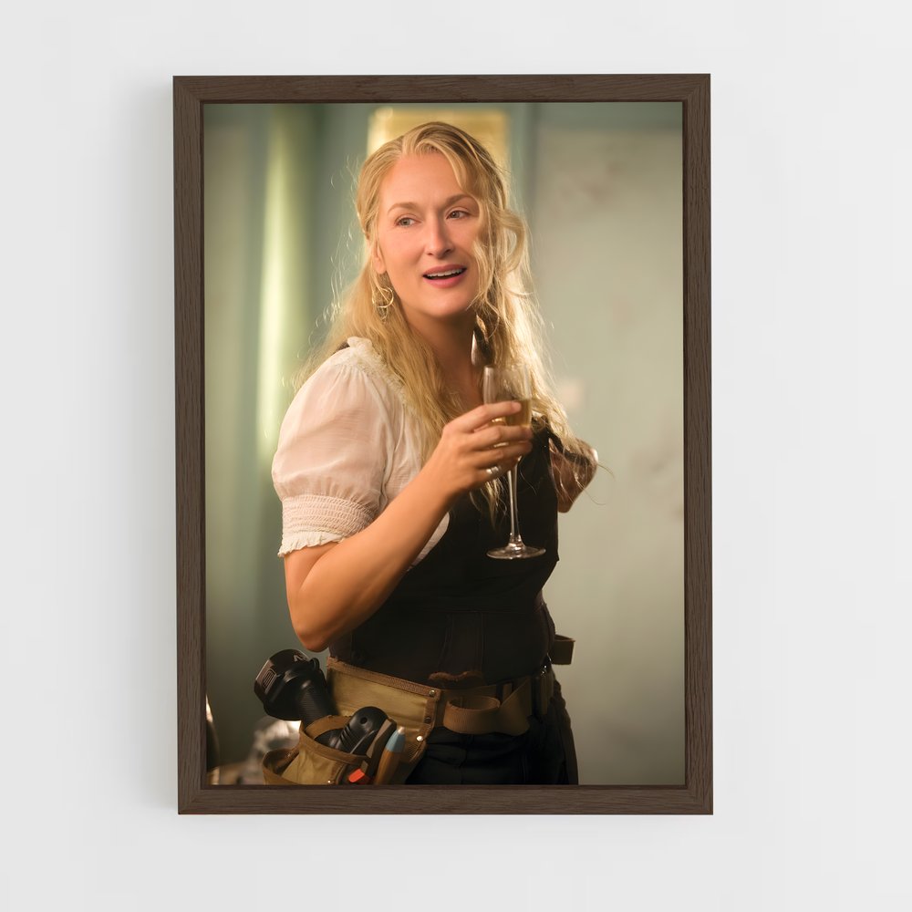 ap-donna sheridan-1 cadre Bois foncé