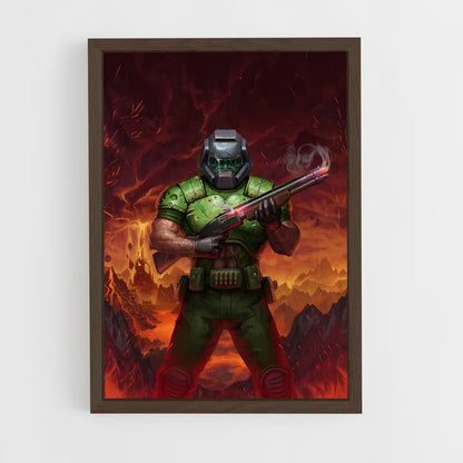 ap-doom-8 cadre Bois foncé