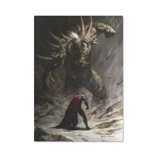 Poster L'Homme et le Monstre