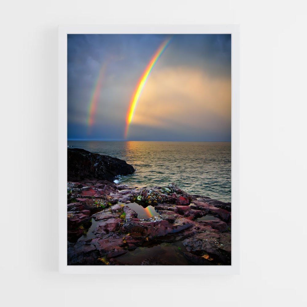 ap-double rainbow-5 cadre Blanc