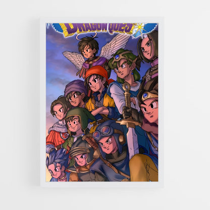 ap-dragon quest-3 cadre Blanc