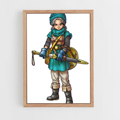 ap-dragon quest-8 cadre Bois clair