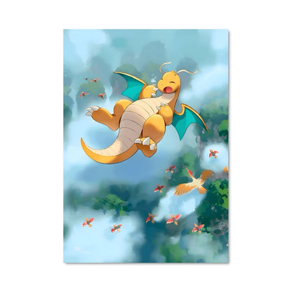 Poster Dragonite Légendaire