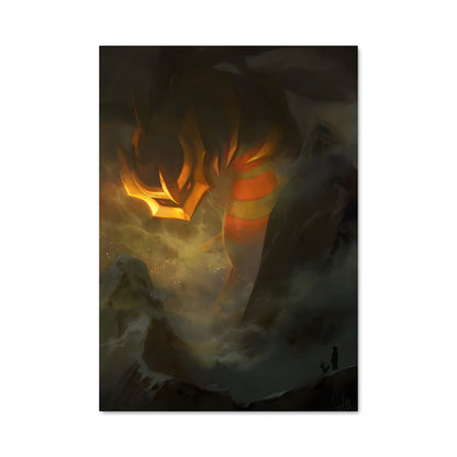Poster Dragon Lumineux