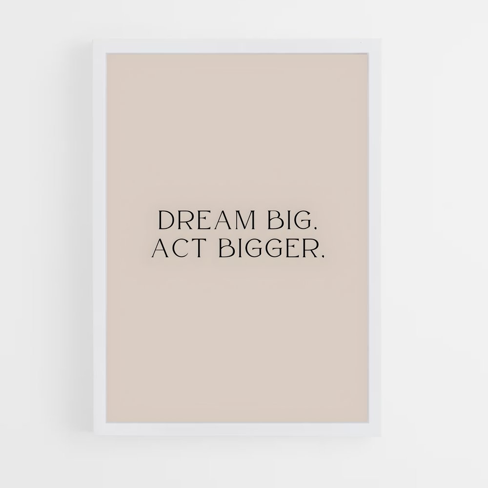ap-dream big-2 cadre Blanc