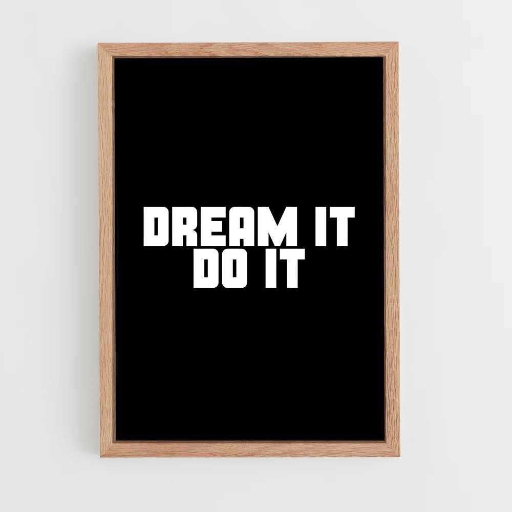 ap-dream it do it-2 cadre Bois clair