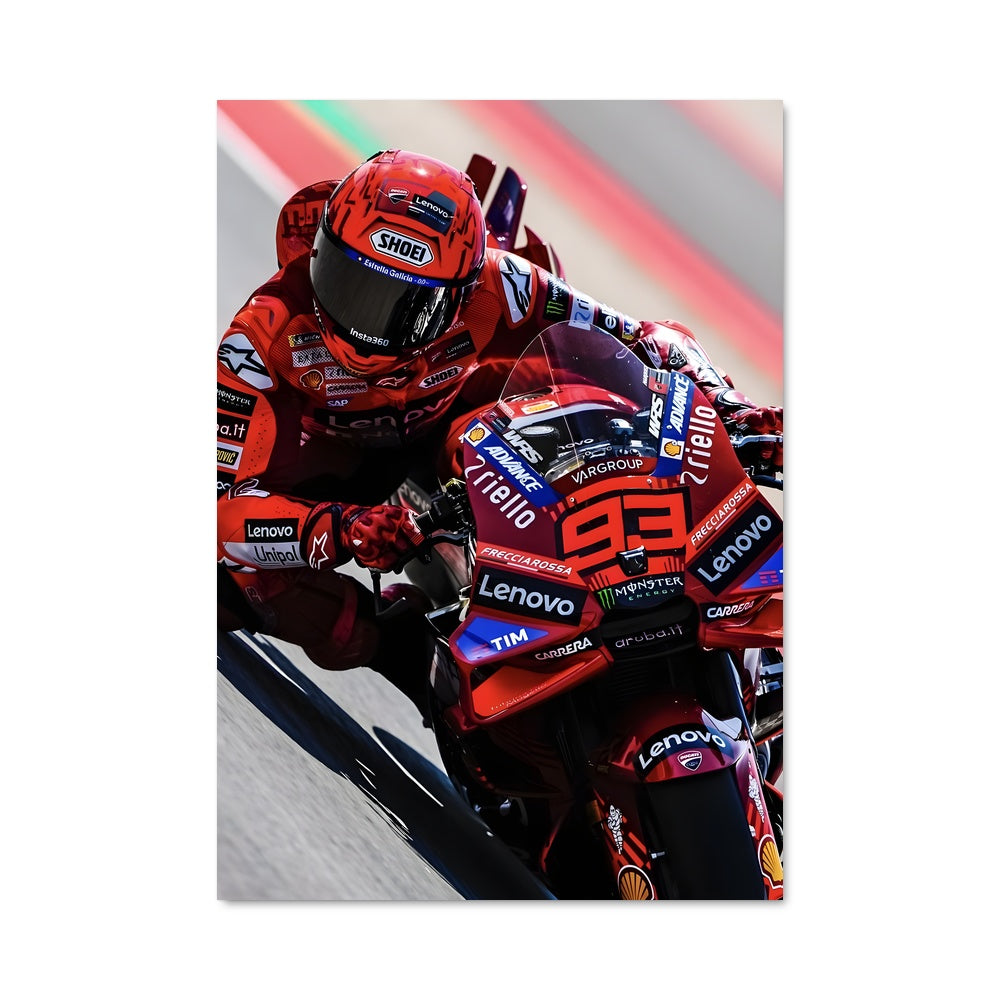 Poster Ducati Racer