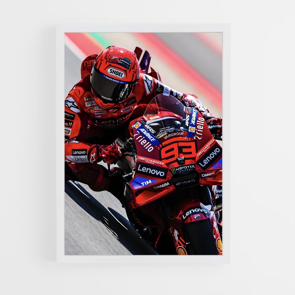 ap-ducati lenovo team-2 cadre Blanc