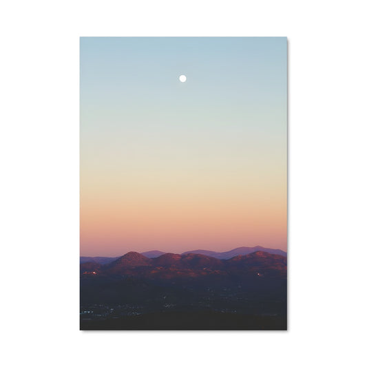 Poster Crépuscule Lunaire