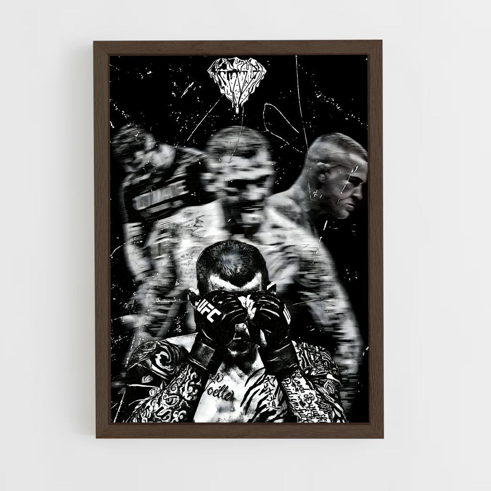 ap-dustin poirier-4 cadre Bois foncé