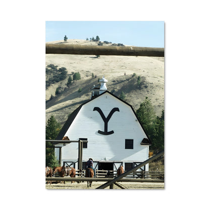 Poster Le Cavalier du Dutton Ranch
