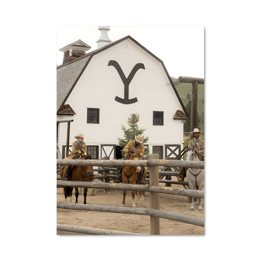 Poster Chevauchée au Dutton Ranch