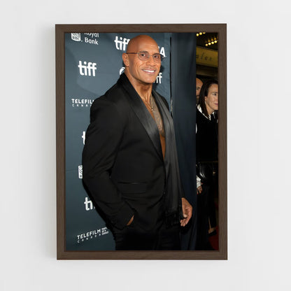 ap-dwayne johnson-4 cadre Bois foncé
