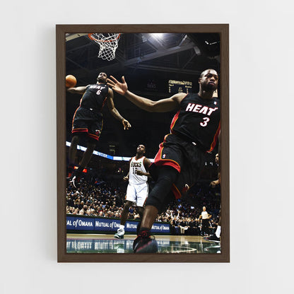 ap-dwyane wade-2 cadre Bois foncé