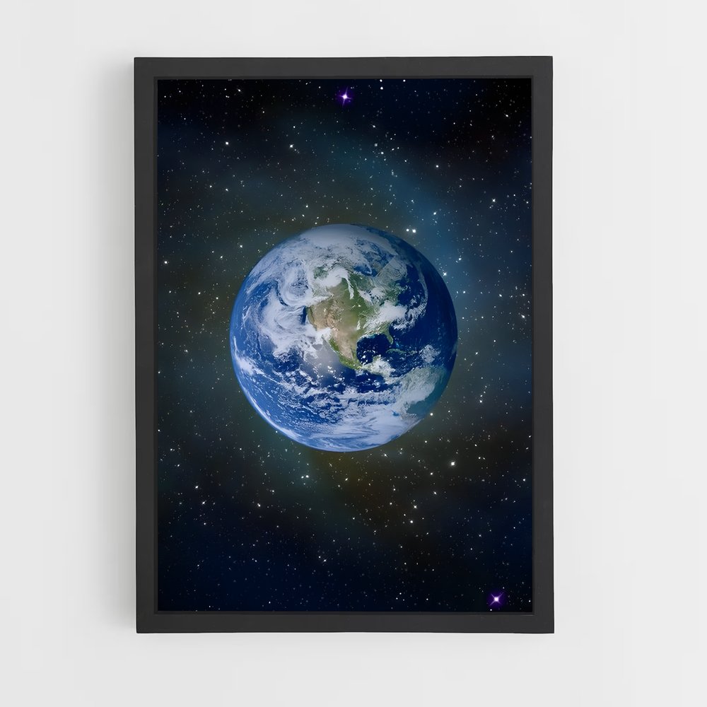 ap-earth from space-1 cadre Noir