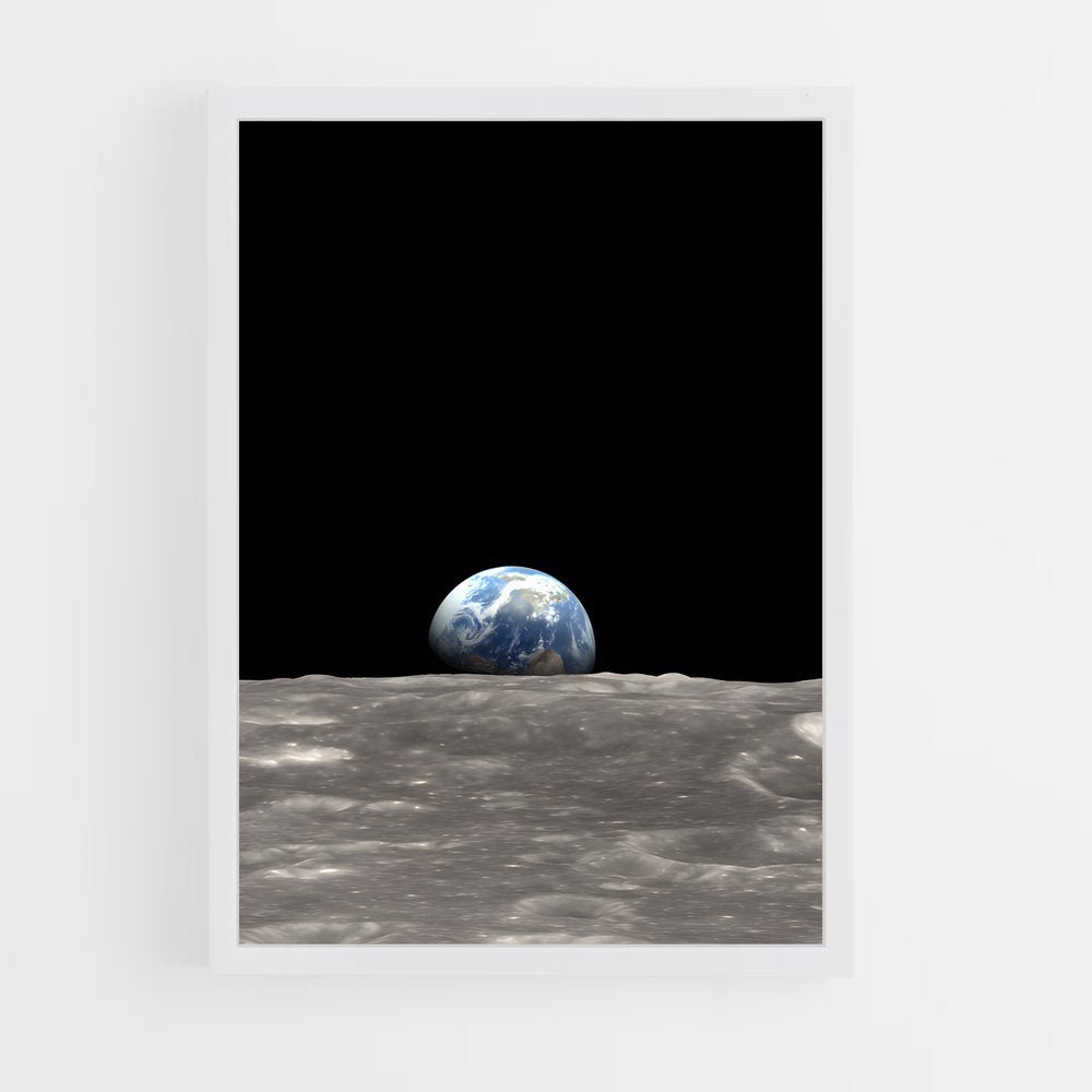ap-earth rise-1 cadre Blanc
