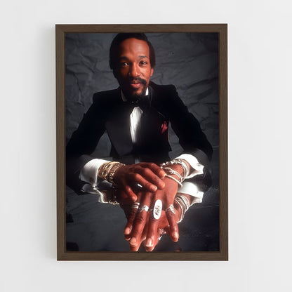 ap-eddie kendricks-1 cadre Bois foncé