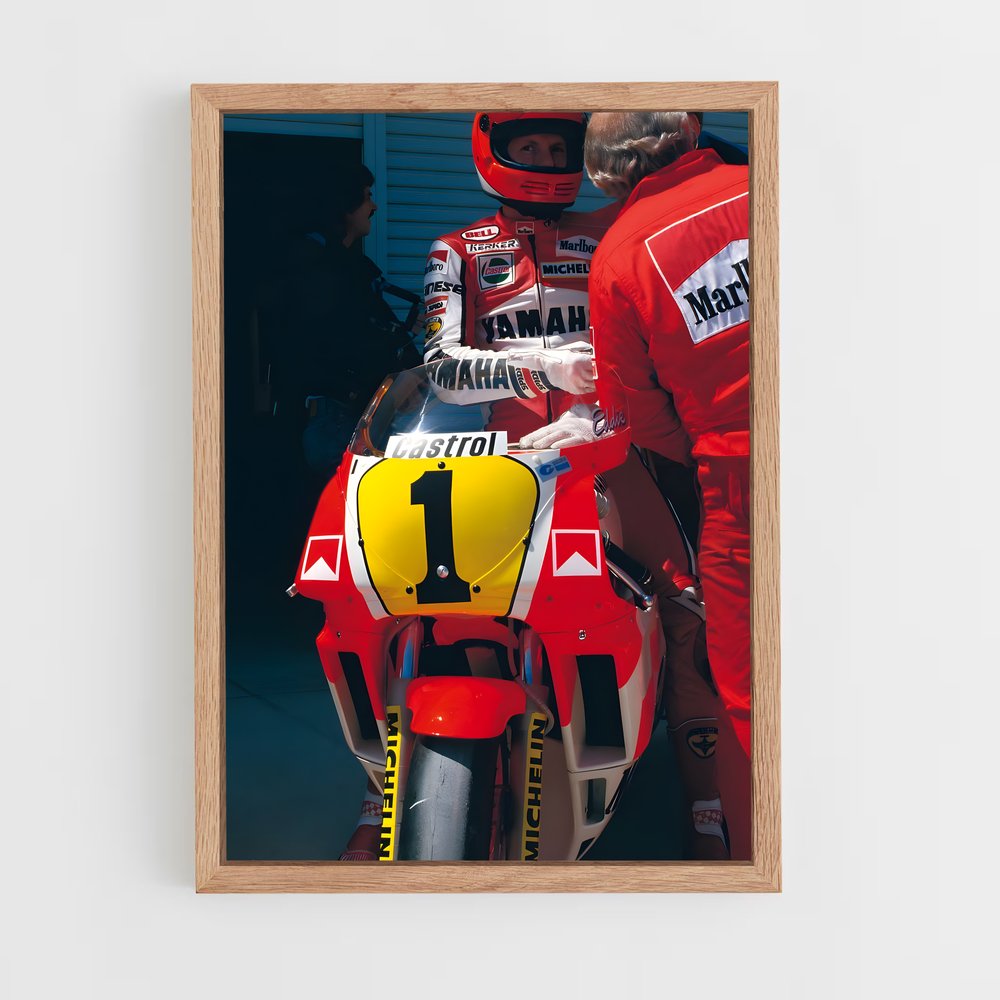 ap-eddie lawson-5 cadre Bois clair