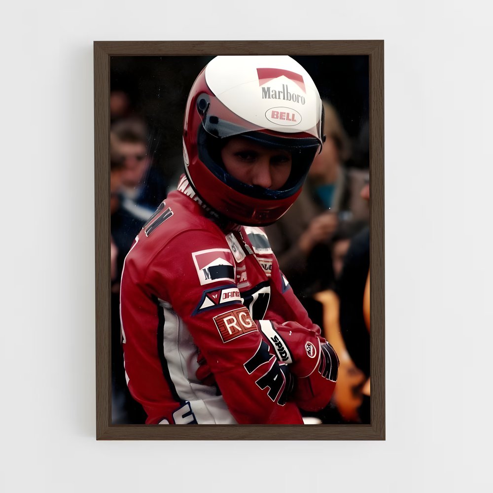 ap-eddie lawson-7 cadre Bois foncé