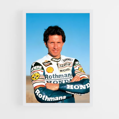 ap-eddie lawson-8 cadre Blanc