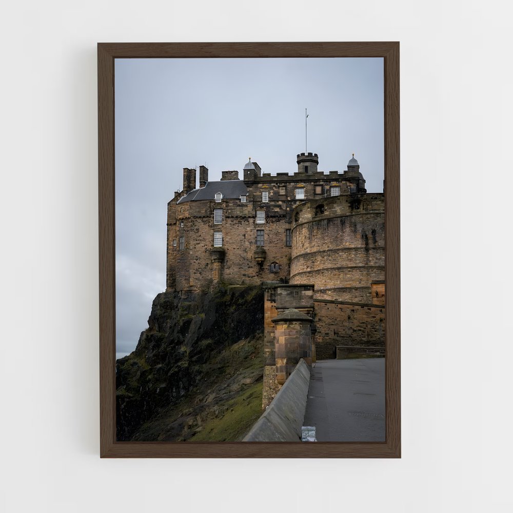 ap-edinburgh castle-3 cadre Bois foncé