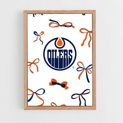ap-edmonton oilers-4 cadre Bois clair