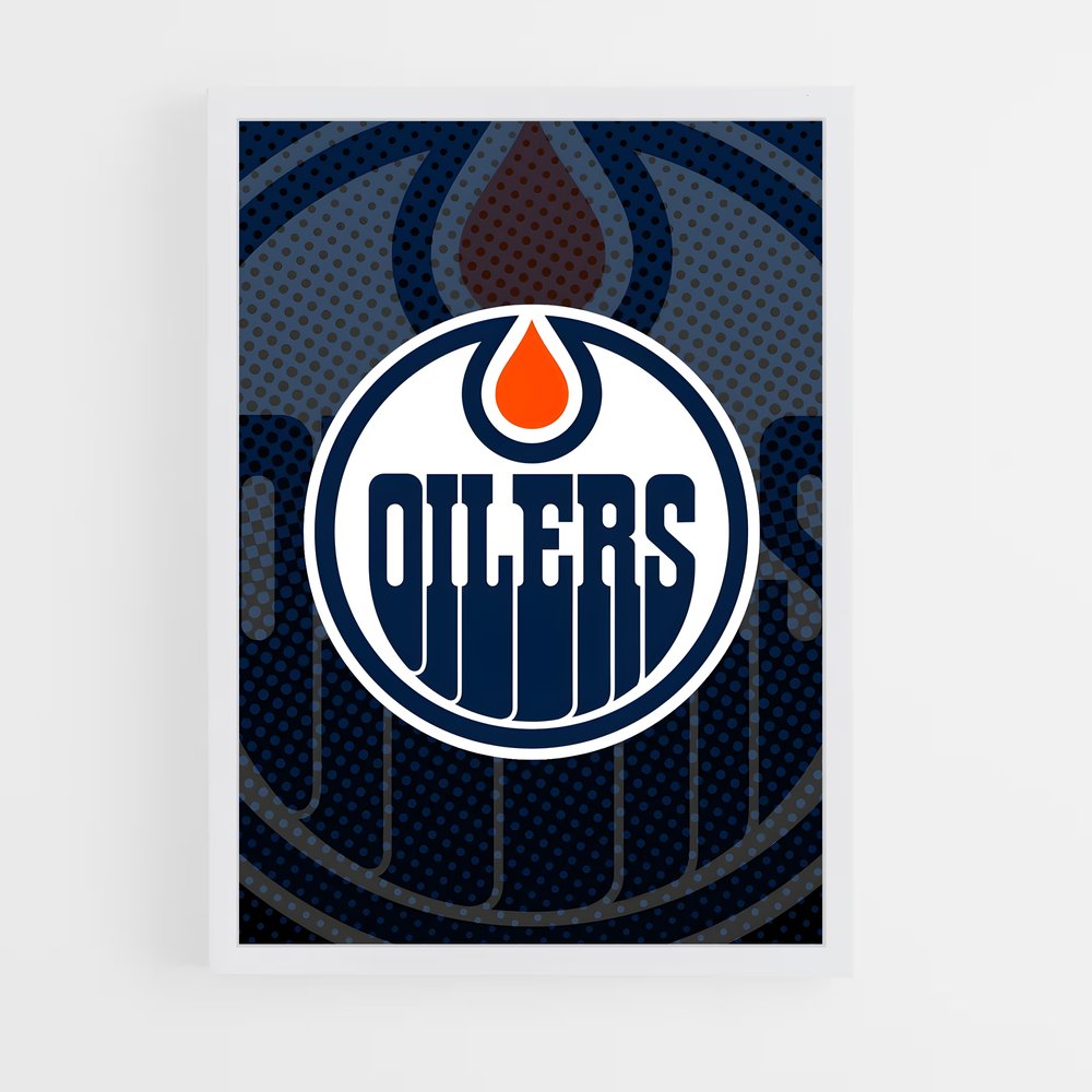 ap-edmonton oilers-6 cadre Blanc