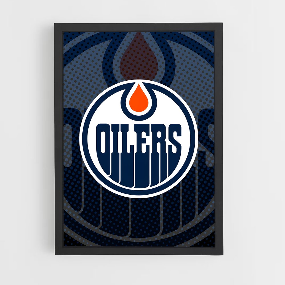 ap-edmonton oilers-6 cadre Noir