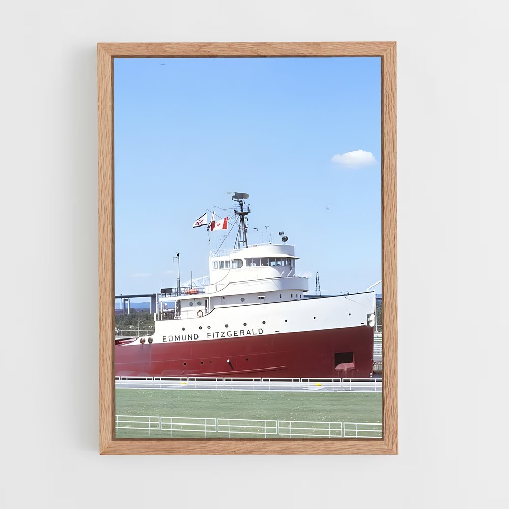 ap-edmund fitzgerald-1 cadre Bois clair