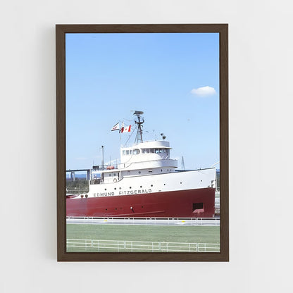 ap-edmund fitzgerald-1 cadre Bois foncé