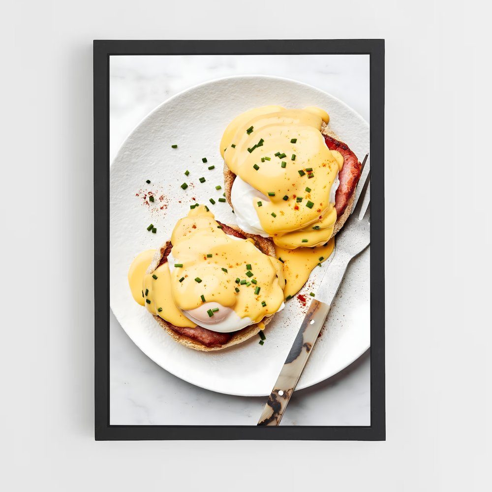 ap-eggs benedict-3 cadre Noir