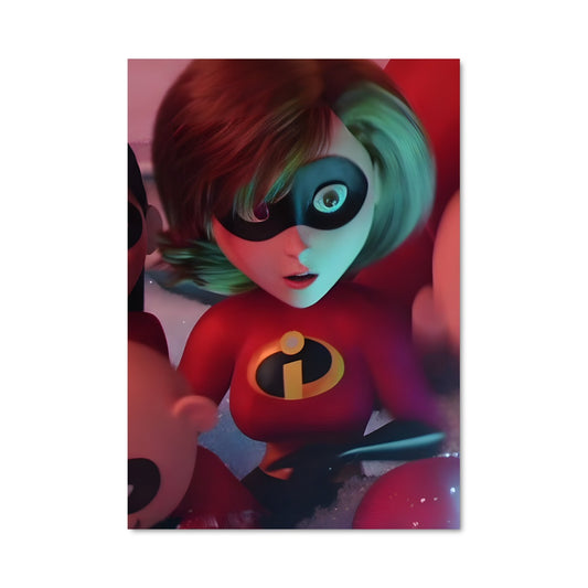 Poster Elastigirl Élastique