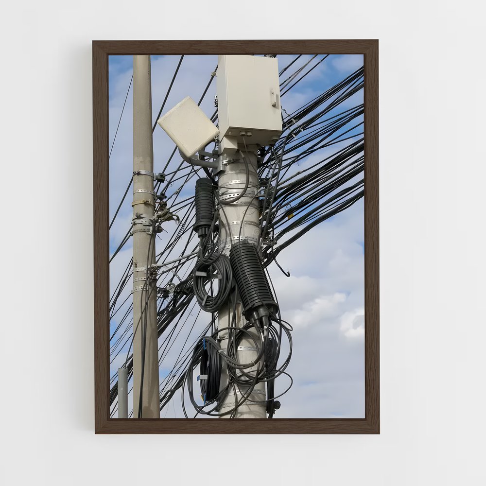 ap-electricity-4 cadre Bois foncé