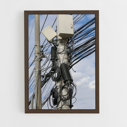 ap-electricity-4 cadre Bois foncé