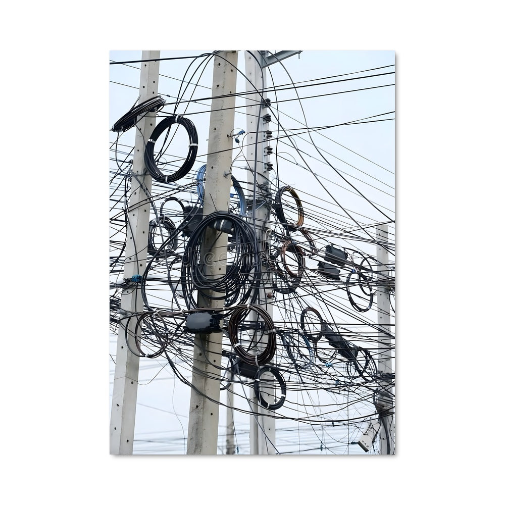 Poster Tangle de Câbles