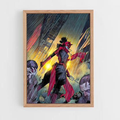 ap-elektra daredevil-3 cadre Bois clair