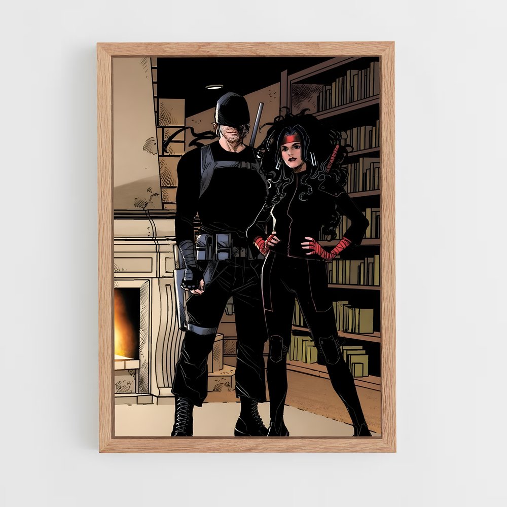 ap-elektra daredevil-6 cadre Bois clair