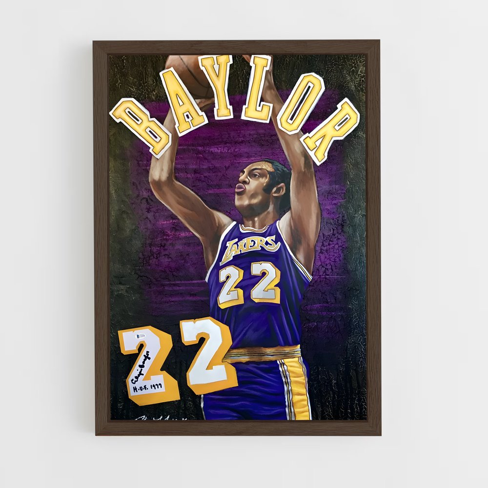 ap-elgin baylor-1 cadre Bois foncé