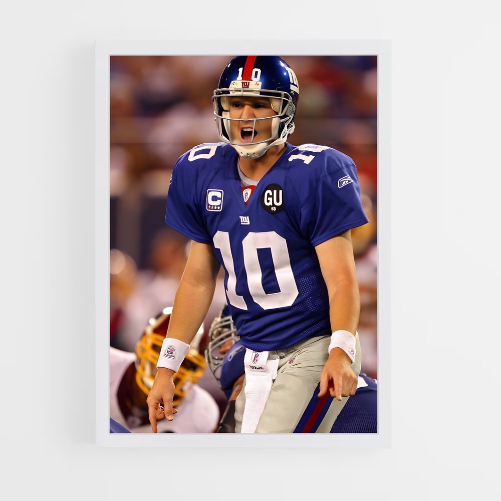 ap-eli manning-2 cadre Blanc