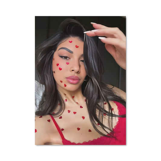 Poster Femme Rouge