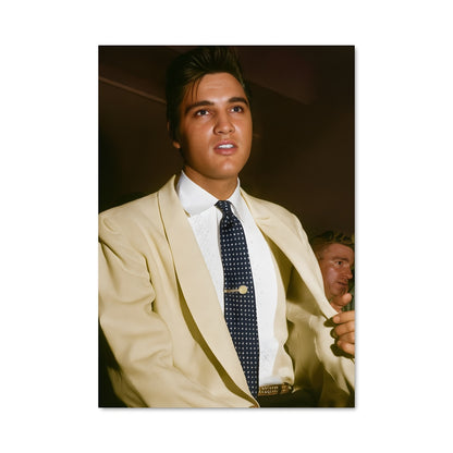 Poster Elvis au Téléphone